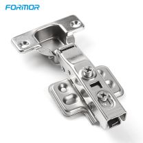 Hydraulic hinge one way square base iron clip