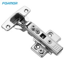 4D soft close cabinet hinge two way clip on
