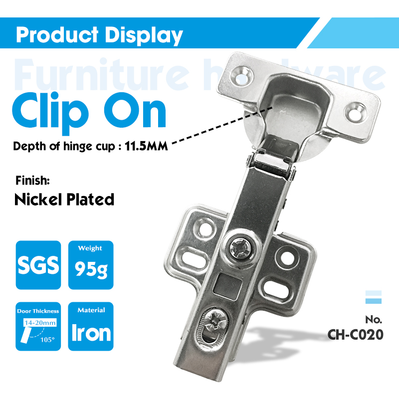 Concealed Soft Closing Furniture Door Hinge