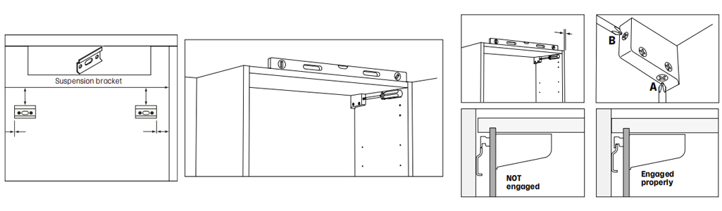 Cabinet Suspension Hanger Instruction