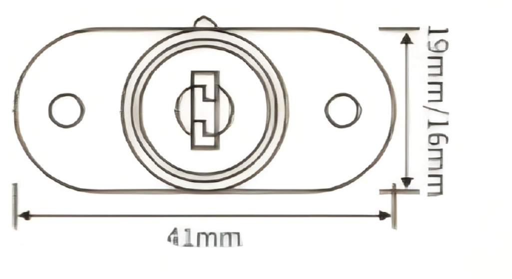 FL-CF07 Multipoint Lock Dimensions Drawing FL-CF07 Multipoint Lock Dimensions Drawing